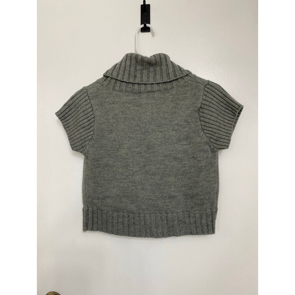 Charlotte Russe 90s Y2k Cableknit Turtleneck Short Sleeve Large Sweater - Picture 10 of 11